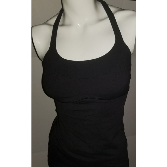 lululemon athletica Tops - Lululemon black workout tank! Size 4